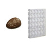 Stampo cioccolato Noce - Ovetto rigato 9gr in policarbonato