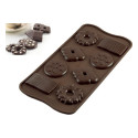 Stampo Choco Biscuit o cioccolatini Biscotto SCG25 da Silikomart