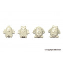 Stampo Easter Friends Ovetti Amici della Pasqua in silicone marrone da Silikomart