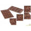 Choco Tags in Love Silikomart stampo silicone cioccolatini etichette o contrassegni amore