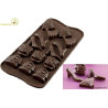 Fashion SCG14 Silikomart – Stampo Silicone per 14 Cioccolatini a Tema Moda 41×30×12mm