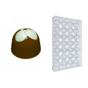 Stampo cioccolato forma boero con ciliegie 10 gr in policarbonato