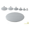 Vassoio sottotorta Tondo argento 35 cm o 45 ed h 1,2 cm da Silikomart