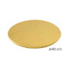 Vassoio sottotorta Tondo dorato 40 cm