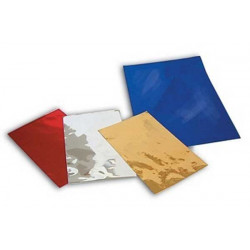 Busta regalo metallizzata cm 28x40 Blu pz 4