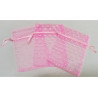 10 Sacchetti in organza pois per confetti rosa 10 Sacchetti in organza pois per confetti rosa