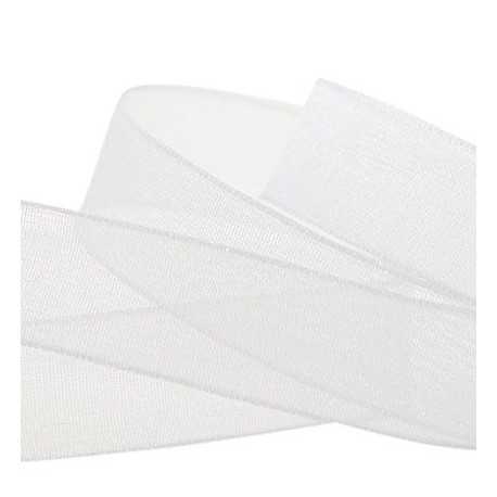 Nastro in Organza Argento 10mmx30mt Nastro in Organza Argento 10mmx30mt