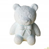 Gessetto Orso Cielo, gessetto a forma di orsetto con fiocco in colore azzurro cielo Gessetto Orso Cielo, gessetto a forma di orsetto con fiocco in colore azzurro cielo