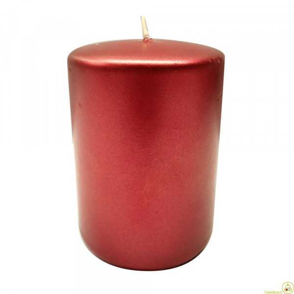 Candela a colonna cm 6 colore rosso