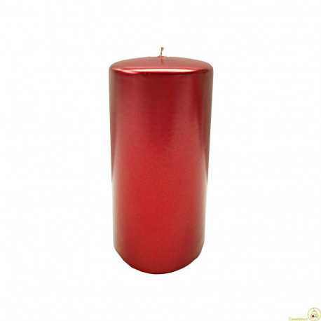 Candela a colonna cm 10 colore rosso Candela a colonna cm 10 colore rosso