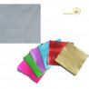Incarti per cioccolatini Formatelli in alluminio color argento lucido 10 x 10 cm da 50 g 120 fogli Incarti per cioccolatini Formatelli in alluminio color argento lucido 10 x 10 cm da 50 g 120 fogli