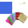Incarti per cioccolatini Formatelli in alluminio blu royal 10 cm da 50 g 120 fogli Incarti per cioccolatini Formatelli in alluminio blu royal 10 cm da 50 g 120 fogli