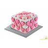Vassoio sottotorta Quadrato argento 20 x 20 cm Vassoio sottotorta Quadrato argento 20 x 20 cm
