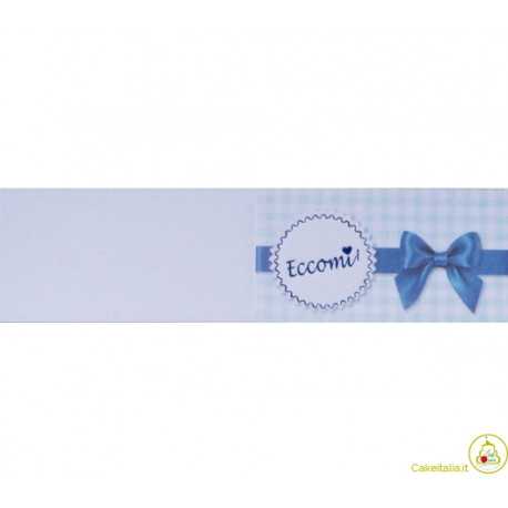 5 bigliettini per bomboniere stampabili Nascita Battesimo Tema Fiocco Celeste 5 bigliettini per bomboniere stampabili Nascita Battesimo Tema Fiocco Celeste