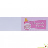 5 bigliettini per bomboniere stampabili Nascita Battesimo Tema Biberon Rosa 5 bigliettini per bomboniere stampabili Nascita Battesimo Tema Biberon Rosa