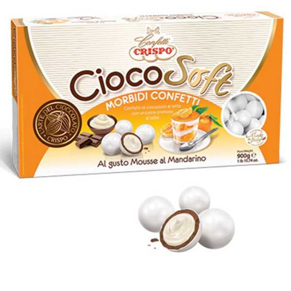 CiocoSoft Mousse al Mandarino Crispo Confetti di Cioccolato Cremoso 900 g