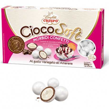 CiocoSoft Variegato all'Amarena Crispo Confetti di Cioccolato Cremoso 900 g CiocoSoft Variegato all'Amarena Crispo Confetti di Cioccolato Cremoso 900 g