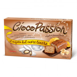 Confetti Bianchi CiocoPassion gusto Banana Bread o Panne alla Banana 1 Kg Crispo