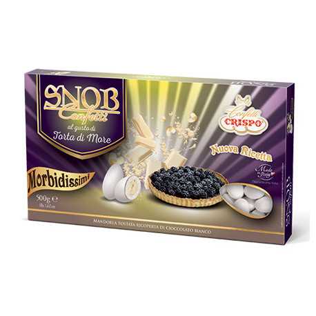 Confetti Snob Bianchi Gusto Torta di More Crispo 500 g Confetti Snob Bianchi Gusto Torta di More Crispo 500 g
