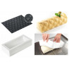Stampo Tronchetto Matelassè o Materasso in Silicone Professionale da Silikomart Stampo Tronchetto Matelassè o Materasso in Silicone Professionale da Silikomart