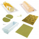 Kit Stampo Frozen Buche o Tronchetto Ghiacciato da Silikomart