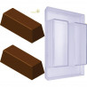 Stampo Lingotto di Cioccolato dal peso di 500 g fino a 700 g pieno in policarbonato per uso professionale