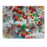 Confettini Misti: piccoli confetti di zucchero assortiti nella forma, dimensioni e colori in confezione da 125 g Confettini Misti: piccoli confetti di zucchero assortiti nella forma, dimensioni e colori in confezione da 125 g