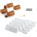 Stampo in silicone Bûchette 140 o Buchette 140 per 8 tronchetti di 7,5 cm da Silikomart