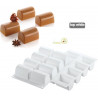 Stampo in silicone Bûchette 140 o Buchette 140 per 8 tronchetti di 7,5 cm da Silikomart Stampo in silicone Bûchette 140 o Buchette 140 per 8 tronchetti di 7,5 cm da Silikomart
