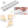 Set 2 Stampi mini gelati Cuore Mini o Mini Heart-IC da Silikomart + 2 Vassoi + 100 bastoncini Stecco in legno di faggio Set 2 Stampi mini gelati Cuore Mini o Mini Heart-IC da Silikomart + 2 Vassoi + 100 bastoncini Stecco in legno di faggio