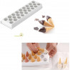 Stampo per gelati Fiamma da Silikomart a forma di fiamma per cialde a forma di cono Stampo per gelati Fiamma da Silikomart a forma di fiamma per cialde a forma di cono