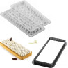 Kit Torta Rettanoglare Bolle o Kit Tarte Ring Bubble 265x105 mm da Silikomart