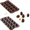 Stampo cioccolato ovetti tridimensionali a spirale o Choco Spiral da Silikomart