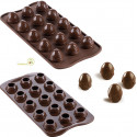Stampo cioccolato ovetti tridimensionali a colatao Choco Drop da Silikomart