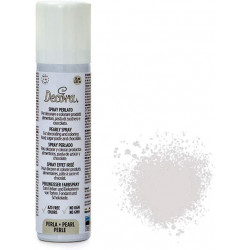 75 ml di colorante alimentare spray effetto perlato colore perla da Decora