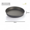 Forma Torta Tonda Liscia Bassa diametro 24 cm, altezza 4,2 cm di Vespa