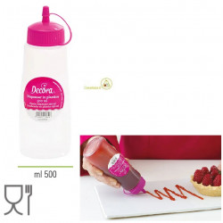 500 o 750 ml dispenser con tappo fucsia a beccuccio da Decora