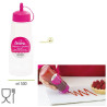 Flacone dispenser da 500 ml in plastica per alimenti con tappo fucsia a beccuccio da Decora