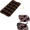 Vendita stampo in silicone per 15 cioccolatini a forma cubo di lato 2,6 cm x 2,6 cm x altezza 1,8 cm da Silikomart Vendita stampo in silicone per 15 cioccolatini a forma cubo di lato 2,6 cm x 2,6 cm x altezza 1,8 cm da Silikomart
