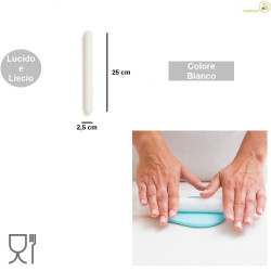 25 o 50 cm Mattarello in nylon liscio ed antiaderente Decora
