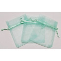 10 Sacchetti Tiffany in organza per confetti cm 15x11