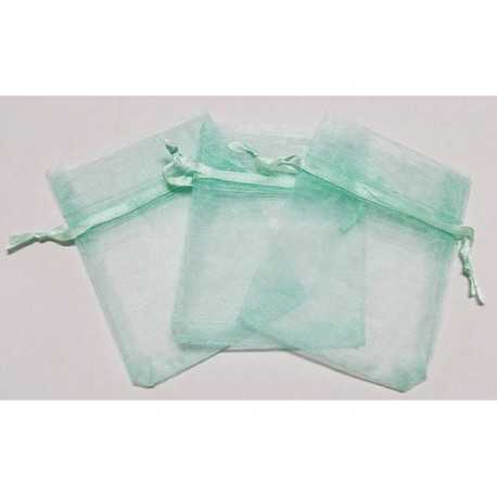 10 Sacchetti in organza per confetti Tiffany 10 Sacchetti in organza per confetti Tiffany