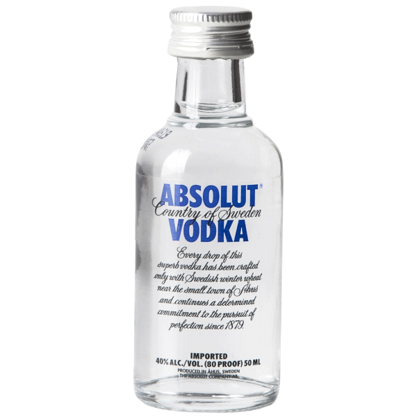 Vodka Absolut Mignon cl 5