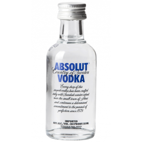 Vodka Absolut Mignon cl 5