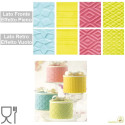 Decora – Fogli Decorativi Effetto Geometrico | Set 4 Fogli in Plastica Trasparente Doppia Faccia (8 Disegni)