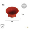 Muffin Silikomart stampo silicone monoporzione grande ø9xh5 cm 193 ml