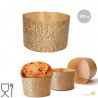 6 Stampi Panettone Alto in cellulosa da 500 g 6 Stampi Panettone Alto in cellulosa da 500 g