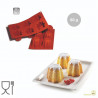 Stampo Pandorino o mini pandoro in silicone professionale colore terracotta, SF100 da Silikomart Stampo Pandorino o mini pandoro in silicone professionale colore terracotta, SF100 da Silikomart