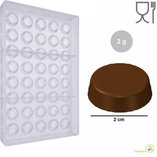 Stampo per cioccolatini a forma di barretta di cioccolato in policarbonato forma a mezzaluna Haudang 24 L 