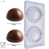 Stampo Cioccolato Sfera da 100 g di diametro 98 mm in policarbonato professionale